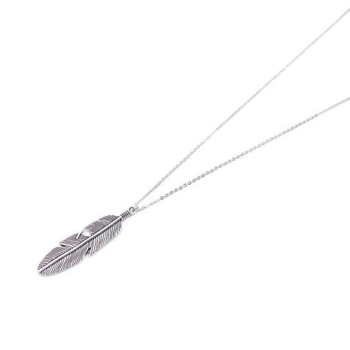 Women’s Boho Feather Shaped Pendant Necklace Necklaces & Pendants cb5feb1b7314637725a2e7: Gold|Silver