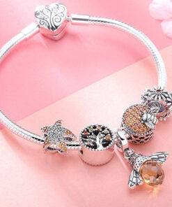 Women’s Sterling Silver Charm Bracelets Bracelets & Bangles Women Jewelry ba2a9c6c8c77e03f83ef8b: 17 cm / 6.69 inch|19 cm / 7.48 inch 