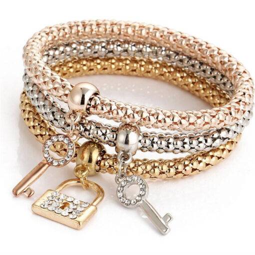 Snake Chain Bracelets Set a559b87068921eec05086c: Anchor|Butterfly|Cross|Crystal Heart|Cube|Elephant|Elephant Anchor|Girls|Heart|Hoop|Key and Lock|Leaf|Notes|Owl|Palm|Round Plate|Skull|Snowflake