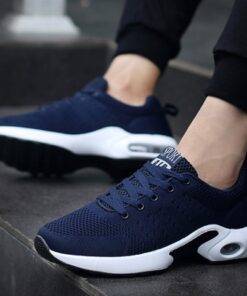 Men’s Air Bubble Sport Shoes SHOES, HATS & BAGS Sports Shoes & Floaters cb5feb1b7314637725a2e7: Black|Blue|White
