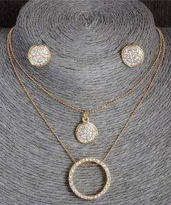 Crystal Round Shape Jewelry Set JEWELRY & ORNAMENTS Jewelry Sets Item Type: Jewelry Sets 