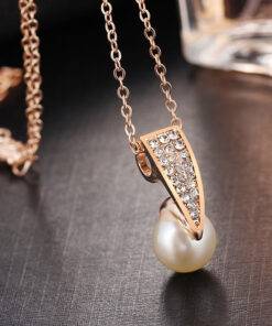 Women’s Elegant Pearl Jewelry Set JEWELRY & ORNAMENTS Jewelry Sets cb5feb1b7314637725a2e7: White 