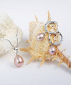 Elegant Pearl Women’s Jewelry Set JEWELRY & ORNAMENTS Jewelry Sets 8703dcb1fe25ce56b571b2: Pink|Purple|White 