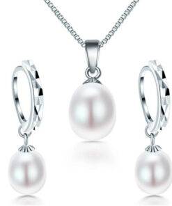 Elegant Pearl Women’s Jewelry Set JEWELRY & ORNAMENTS Jewelry Sets 8703dcb1fe25ce56b571b2: Pink|Purple|White