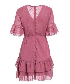 Bohemian Chiffon Dark Pink Dress Dresses & Jumpsuits FASHION & STYLE 6f6cb72d544962fa333e2e: L|M|S 