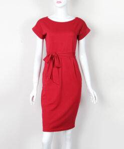 Women’s Knee-Length Casual Dress Dresses & Jumpsuits FASHION & STYLE cb5feb1b7314637725a2e7: Black|Dark Gray|Gray|Navy Blue|Wine Red 