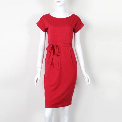 Women’s Knee-Length Casual Dress Dresses & Jumpsuits FASHION & STYLE cb5feb1b7314637725a2e7: Black|Dark Gray|Gray|Navy Blue|Wine Red