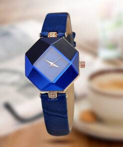 Women’s Crystal Octagon Quartz Wristwatch Analog Watch WATCHES & ACCESSORIES cb5feb1b7314637725a2e7: Black|Blue|Purple|Red|White