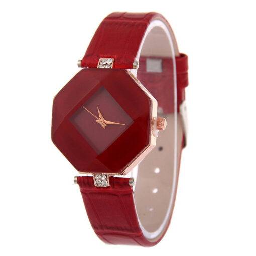 Women’s Crystal Octagon Quartz Wristwatch Analog Watch WATCHES & ACCESSORIES cb5feb1b7314637725a2e7: Black|Blue|Purple|Red|White
