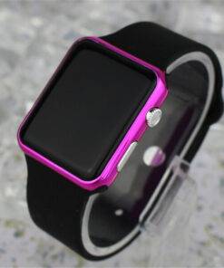 Square Shaped Digital Watch Smart Watches WATCHES & ACCESSORIES cb5feb1b7314637725a2e7: Gold|Pink|Rose Gold|Silver 