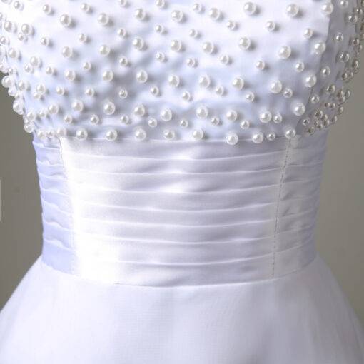 White/Ivory Short Wedding Dress WEDDING & GIFTS Wedding Dresses cb5feb1b7314637725a2e7: Ivory|Ivory + Lace Up|Ivory + Zipper|White|White + Lace Up|White + Zipper