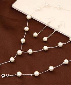 Imitation Pearl Bridal Jewelry Sets Bridal Sets WEDDING & GIFTS cb5feb1b7314637725a2e7: Gold|Silver 