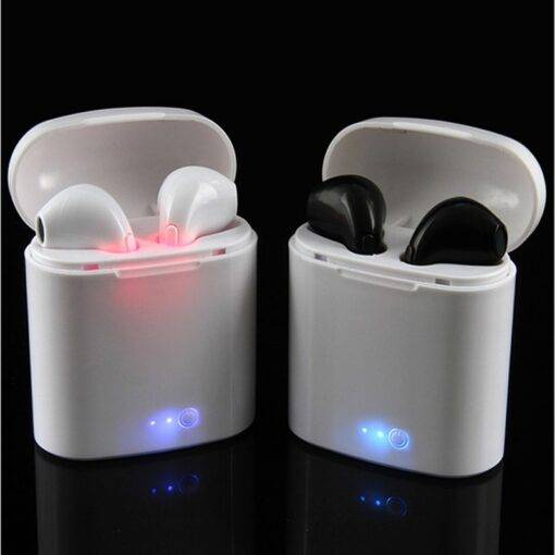 Portable Bluetooth Earphones with Charging Box Headphones & Speakers PHONES & GADGETS cb5feb1b7314637725a2e7: Black|Gold|Pink|Red|White