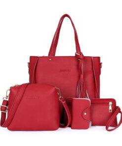 Women’s Leather Bags Set Hand Bags & Wallets SHOES, HATS & BAGS cb5feb1b7314637725a2e7: Black|Blue|Brown|Dark Grey|Green|Light Grey|Pink|Red 
