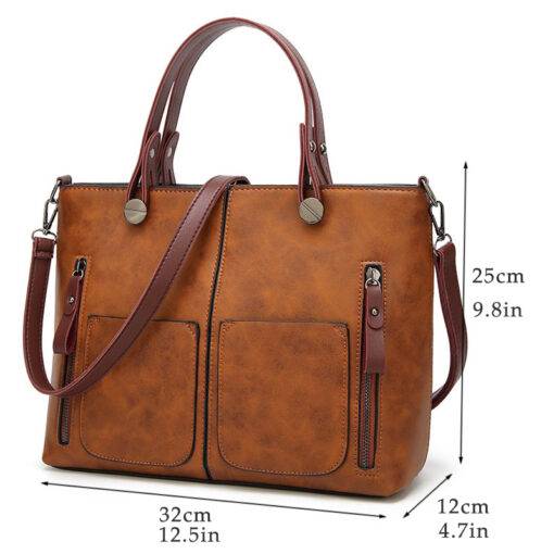 Women’s Vintage Top-Handle Bag Hand Bags & Wallets SHOES, HATS & BAGS cb5feb1b7314637725a2e7: Black|Brown|Dark Purple|Gray|Green|Light Pink|Red|Yellow