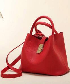 Women’s Matte Eco-Leather Tote Bag Hand Bags & Wallets SHOES, HATS & BAGS cb5feb1b7314637725a2e7: Black|Pink|Red 