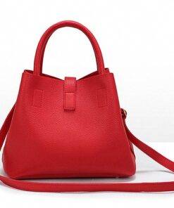 Women’s Matte Eco-Leather Tote Bag Hand Bags & Wallets SHOES, HATS & BAGS cb5feb1b7314637725a2e7: Black|Pink|Red 