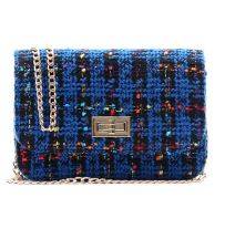 Women’s Vintage Woolen Messenger Bag Hand Bags & Wallets SHOES, HATS & BAGS cb5feb1b7314637725a2e7: Black|Blue|Red