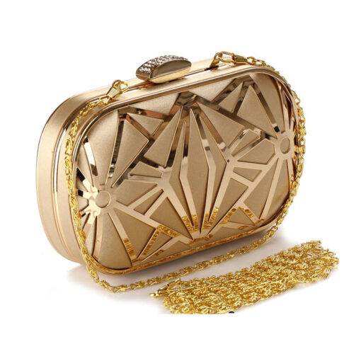 Women’s Gold Crystal Evening Small Clutch Hand Bags & Wallets SHOES, HATS & BAGS cb5feb1b7314637725a2e7: Black|Gold|Gold2
