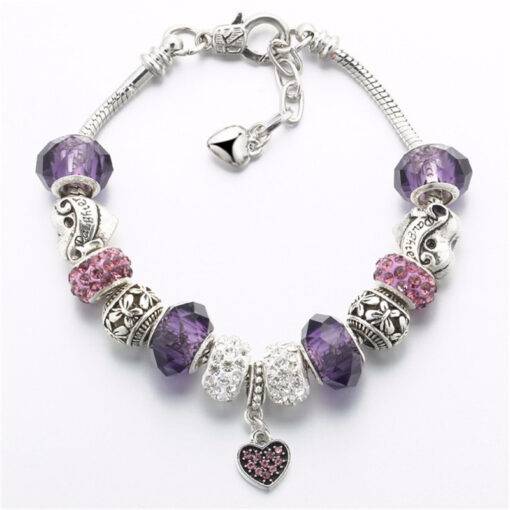 Women’s Charming Crystal Bracelet Bracelets & Bangles JEWELRY & ORNAMENTS cb5feb1b7314637725a2e7: Blue|Purple|Red|White