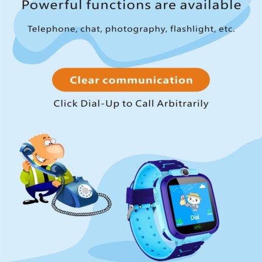 Kid’s Waterproof Anti-lost Smart Watch Kids’ Smartwatch WATCHES & ACCESSORIES cb5feb1b7314637725a2e7: Blue|Pink