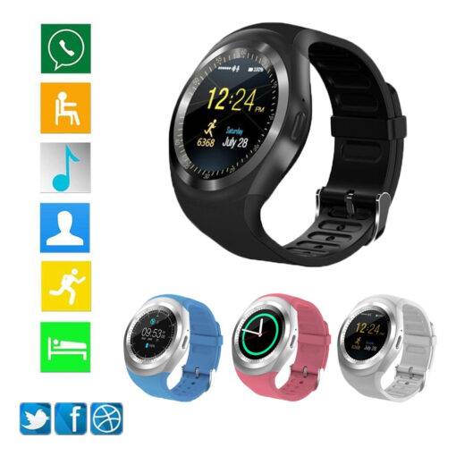 Health Monitoring Smart Watches Smart Watches WATCHES & ACCESSORIES cb5feb1b7314637725a2e7: Black|Blue|Red|White
