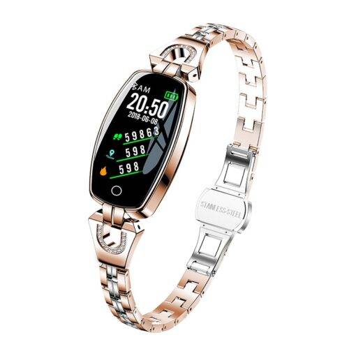Women’s Elegant Smart Watch with Metal Bracelet Smart Watches WATCHES & ACCESSORIES cb5feb1b7314637725a2e7: Black|Gold|Silver