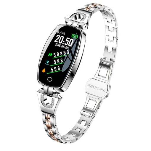 Women’s Elegant Smart Watch with Metal Bracelet Smart Watches WATCHES & ACCESSORIES cb5feb1b7314637725a2e7: Black|Gold|Silver