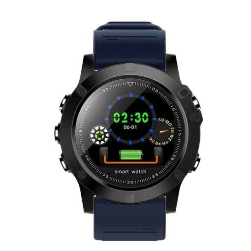Men’s Waterproof Round Smart Watch Smart Watches WATCHES & ACCESSORIES cb5feb1b7314637725a2e7: Black|Blue|Green
