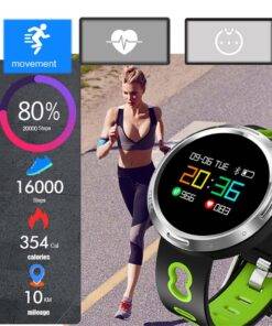 Calories Monitoring Sedentary Reminder Smart Fitness Watches Smart Watches WATCHES & ACCESSORIES cb5feb1b7314637725a2e7: Black|Green|Red|Silver Black 