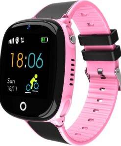 Children’s GPS Smart Watch with Color Screen Kids’ Smartwatch WATCHES & ACCESSORIES cb5feb1b7314637725a2e7: Black|Blue|Pink 