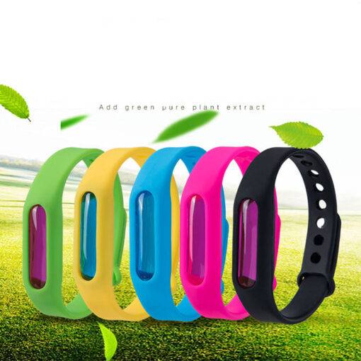 Anti-Mosquito Smart Wristband Bracelet Smart Watches WATCHES & ACCESSORIES Wristbands cb5feb1b7314637725a2e7: Black|Light Green|Orange|Pink|Plum|Red|Sky Blue|Yellow