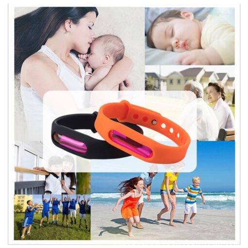 Anti-Mosquito Smart Wristband Bracelet Smart Watches WATCHES & ACCESSORIES Wristbands cb5feb1b7314637725a2e7: Black|Light Green|Orange|Pink|Plum|Red|Sky Blue|Yellow