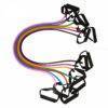 Fitness Elastic Pull Rope HEALTH & FITNESS cb5feb1b7314637725a2e7: Black|Blue|Green|Pink|Purple|Red|Yellow