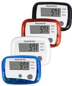 Portable Digital Distance Counter Fitness Pedometer HEALTH & FITNESS cb5feb1b7314637725a2e7: Black|Blue|Red|White
