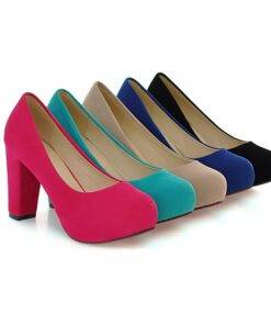 Fashion Classic High-Heeled Suede Women’s Shoes Casual Shoes & Boots SHOES, HATS & BAGS cb5feb1b7314637725a2e7: Black|Blue|Green|Khaki|Red 