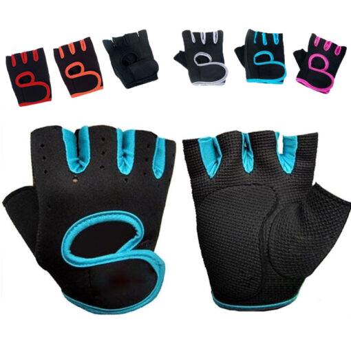 Anti-Slip Unisex Fitness Gloves HEALTH & FITNESS cb5feb1b7314637725a2e7: Black|Blue|Grey|Orange|Red|Rose Red