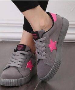 Casual Comfortable Shoes Casual Shoes & Boots cb5feb1b7314637725a2e7: Black|Black White|Gray|Gray + Pink|Pink|Pink + White|Red 