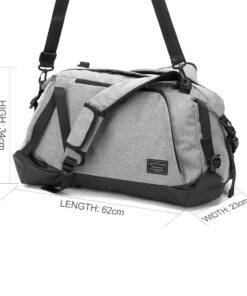 Waterproof Unisex Crossbody Fitness Bag Luggages & Trolleys SHOES, HATS & BAGS cb5feb1b7314637725a2e7: Black|Gray 