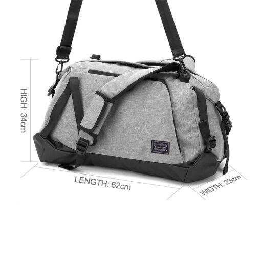 Waterproof Unisex Crossbody Fitness Bag Luggages & Trolleys SHOES, HATS & BAGS cb5feb1b7314637725a2e7: Black|Gray