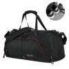 Travel and Gym Shoulder Waterproof Fitness Big Bag Luggages & Trolleys SHOES, HATS & BAGS cb5feb1b7314637725a2e7: Black