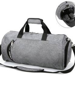 Shoulder Crossbody Waterproof Fitness Big Bag Luggages & Trolleys SHOES, HATS & BAGS cb5feb1b7314637725a2e7: Black|Gray