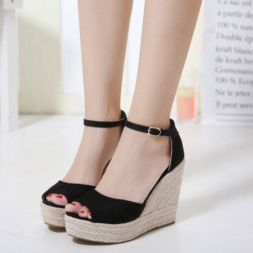 Fashion Bohemian Summer Peep-Toe Women’s Platform Shoes Casual Shoes & Boots cb5feb1b7314637725a2e7: Black|Grey|Orange