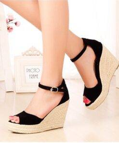 Fashion Bohemian Summer Peep-Toe Women’s Platform Shoes Casual Shoes & Boots cb5feb1b7314637725a2e7: Black|Grey|Orange