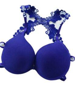 Women’s Sexy Front Closure Lace Bra Bras & Lingerie FASHION & STYLE cb5feb1b7314637725a2e7: Black|Blue|Perple|Red|Rose 