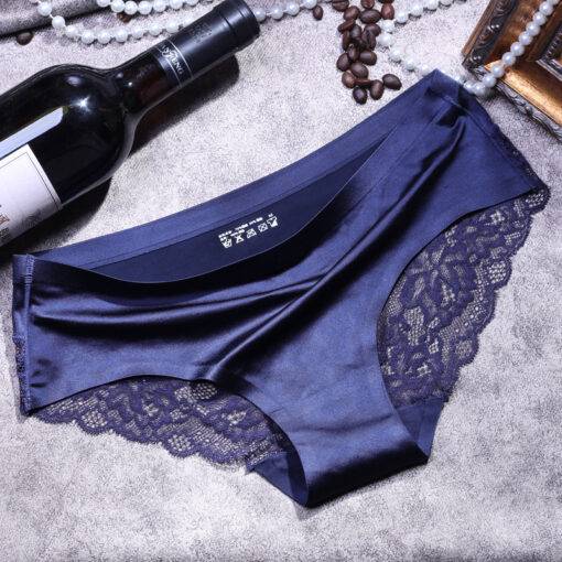 Women’s Satin Lace Panties Bras & Lingerie FASHION & STYLE cb5feb1b7314637725a2e7: Apricot|Black|Grey|Navy Blue|Pink|Purple
