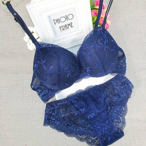 Romantic Floral Lace Push-Up Women’s Underwear Set Bras & Lingerie FASHION & STYLE cb5feb1b7314637725a2e7: Black|Blue|Burgundy|White