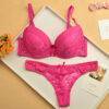 Cute Push-Up Breathable Lace Women’s Underwear Set Bras & Lingerie FASHION & STYLE cb5feb1b7314637725a2e7: Black|Blue|Pink