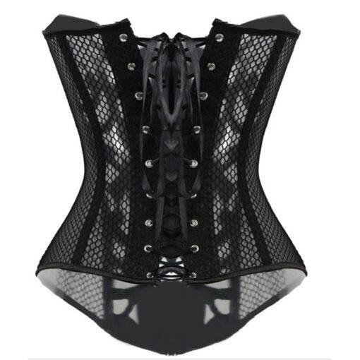 Sexy Gothic Transparent Lace Women’s Corset Bras & Lingerie FASHION & STYLE cb5feb1b7314637725a2e7: Black|White