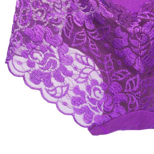 Comfortable Seamless Transparent Lace Women’s Panties Bras & Lingerie FASHION & STYLE cb5feb1b7314637725a2e7: Beige|Black|Purple|Red